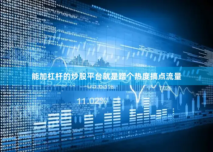能加杠杆的炒股平台就是蹭个热度搞点流量