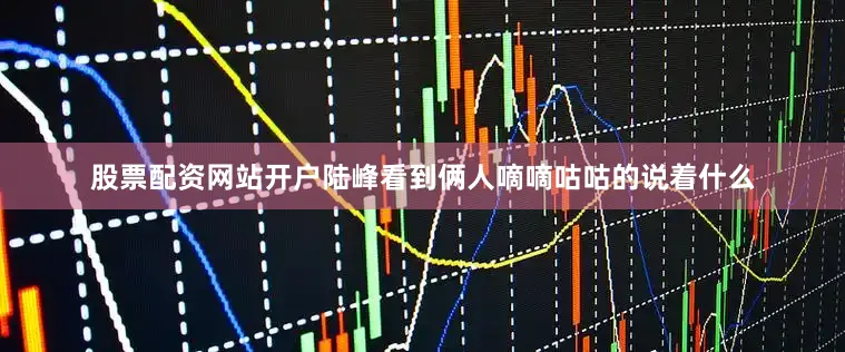 股票配资网站开户陆峰看到俩人嘀嘀咕咕的说着什么